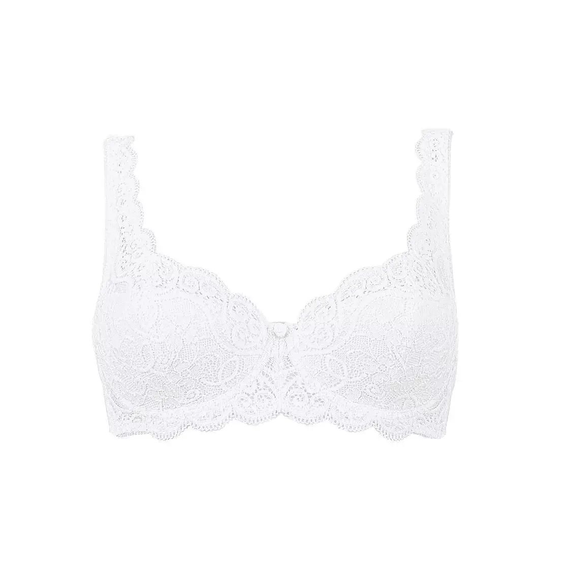 7613112812183 - - Gefütterter bügel-BH - White 75B - Amourette - Unterwäsche für Frauen