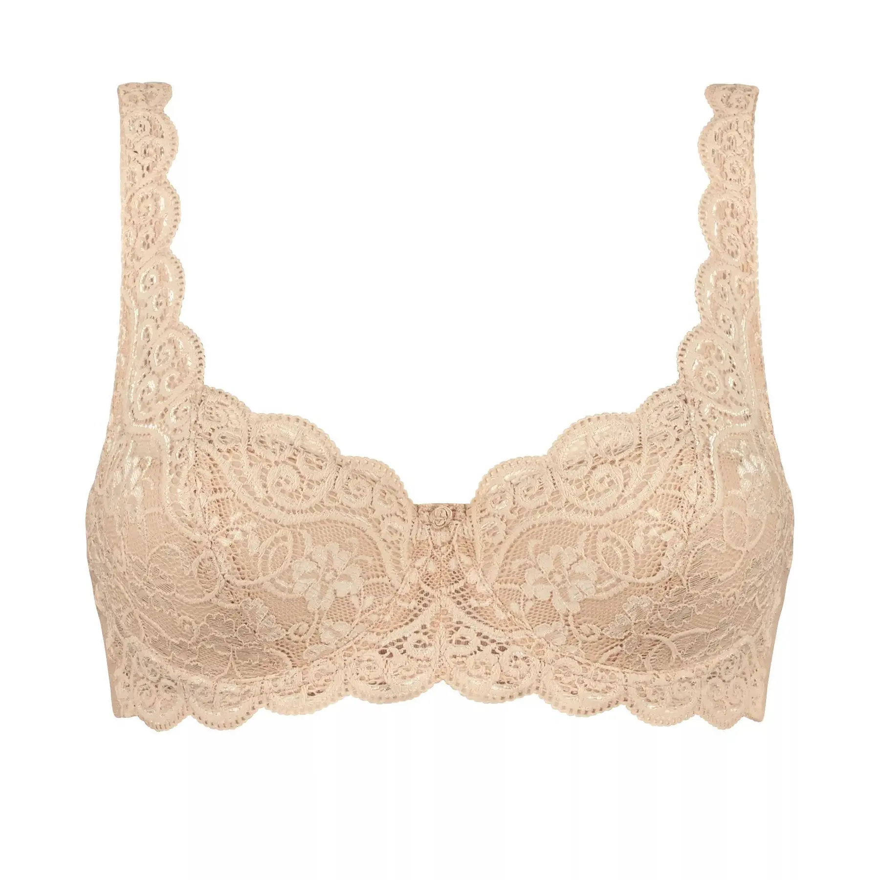 7613112815276 - - Gefütterter bügel-BH - Beige 80A - Amourette - Unterwäsche für Frauen