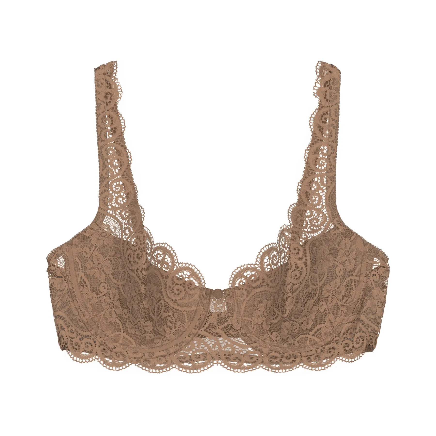 7613108157687 - - Gefütterter bügel-BH - Brown 75B - Amourette - Unterwäsche für Frauen