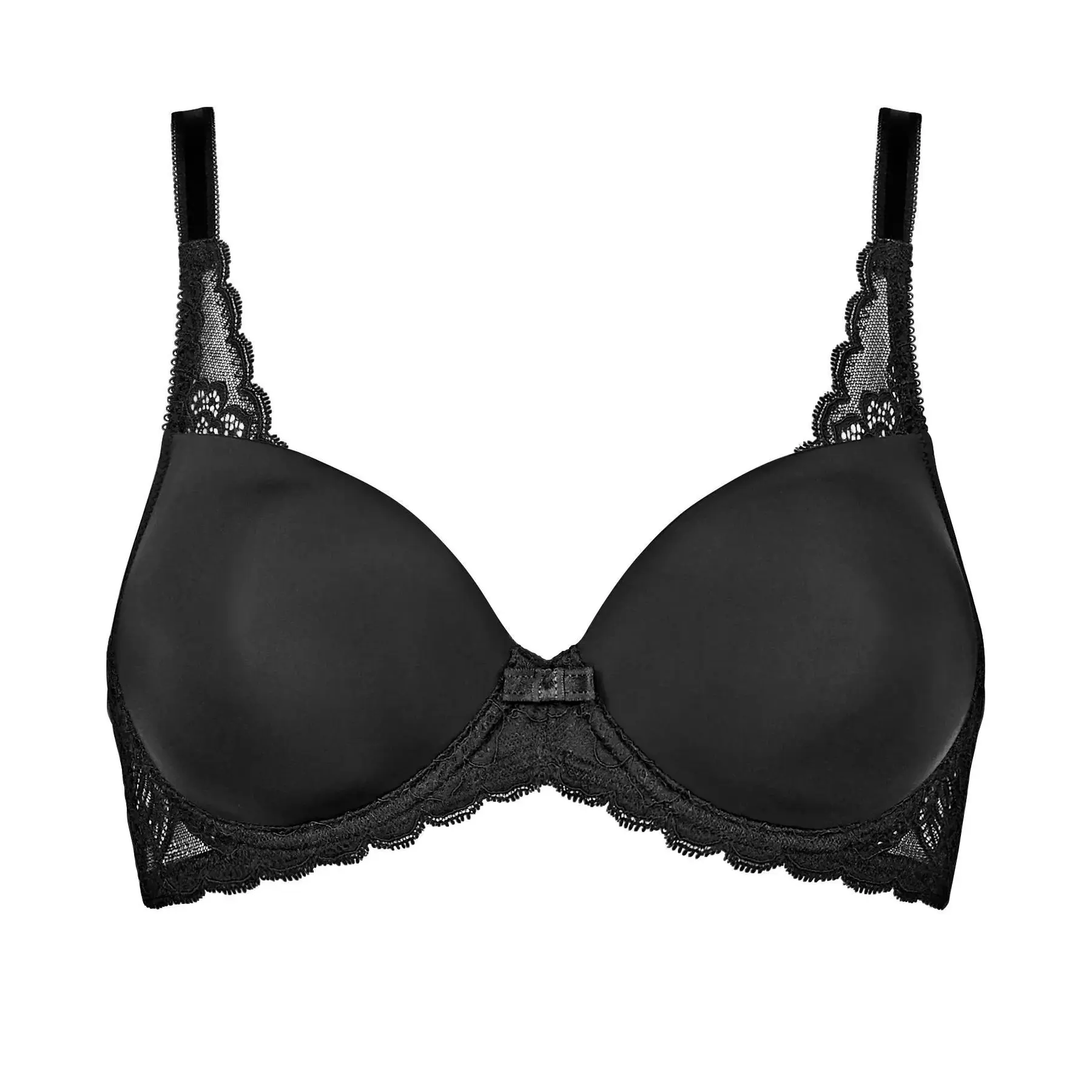 7611358140640 - - Gefütterter bügel-BH - Black 90D - Amourette Spotlight - Unterwäsche für Frauen