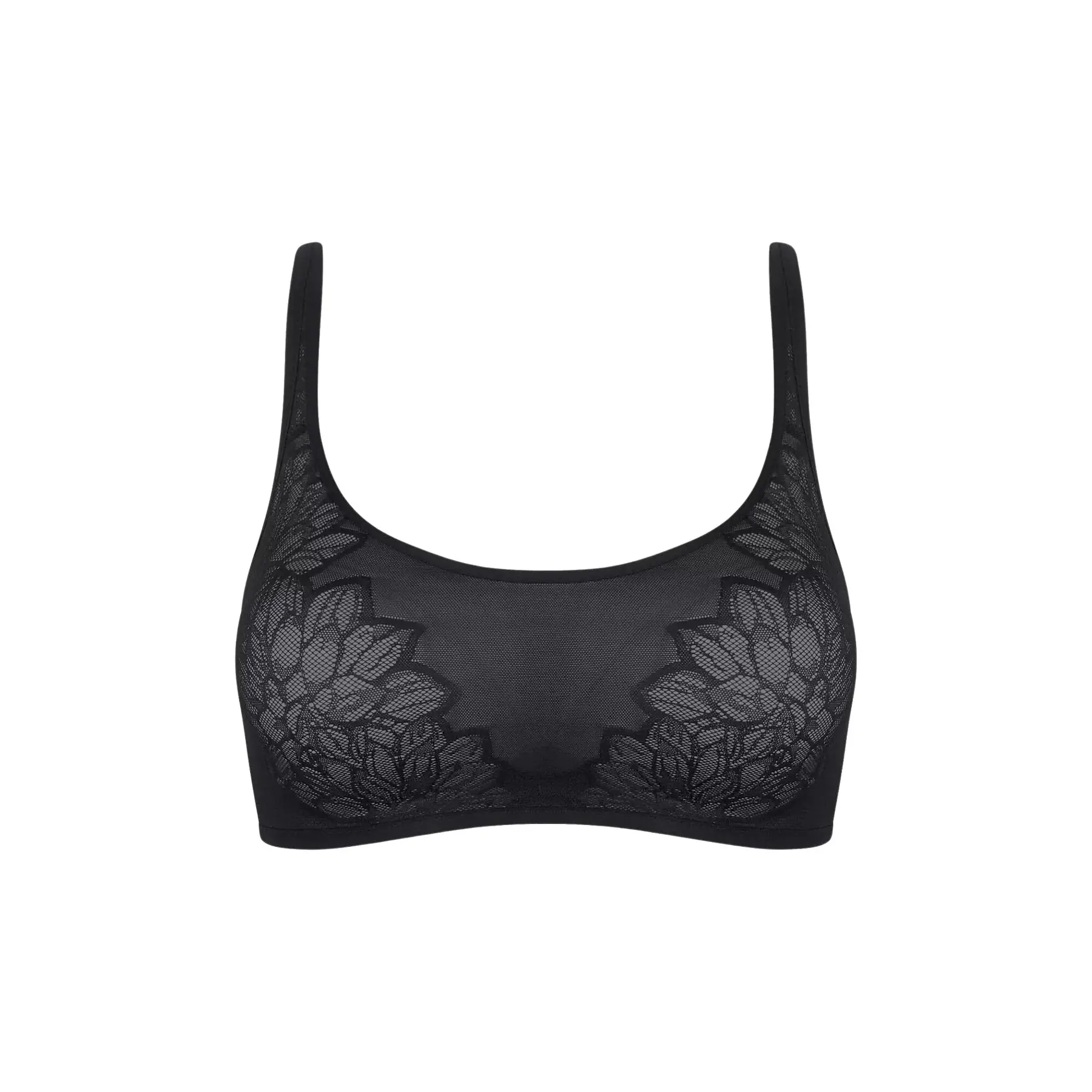 7613113689364 - Everyday Fit Smart Bralette Push-in Effekt Spitze stützend für Damen schwarz 04