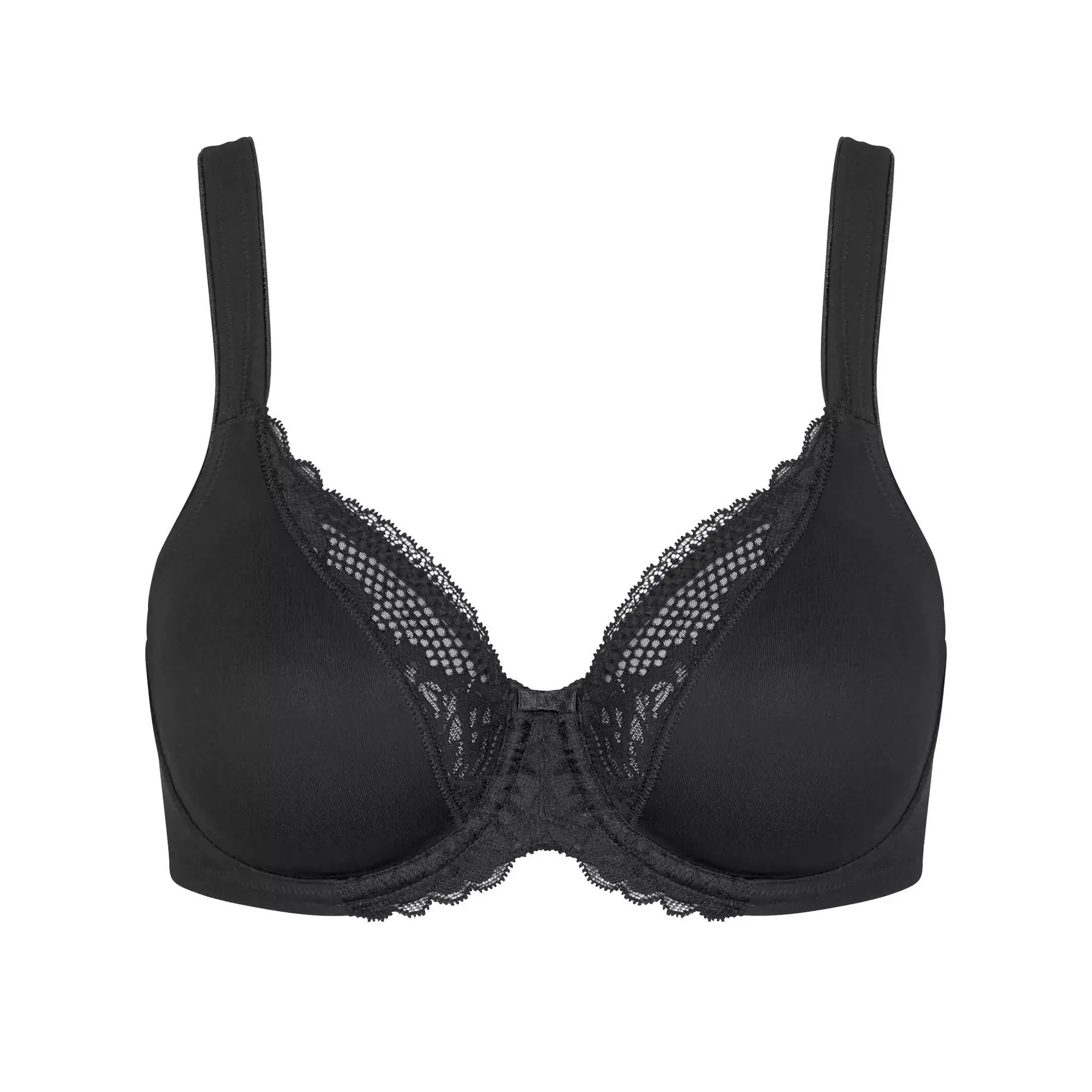 7613137652016 - - Bügel-BH - Black 95E - Modern Lace+cotton - Unterwäsche für Frauen