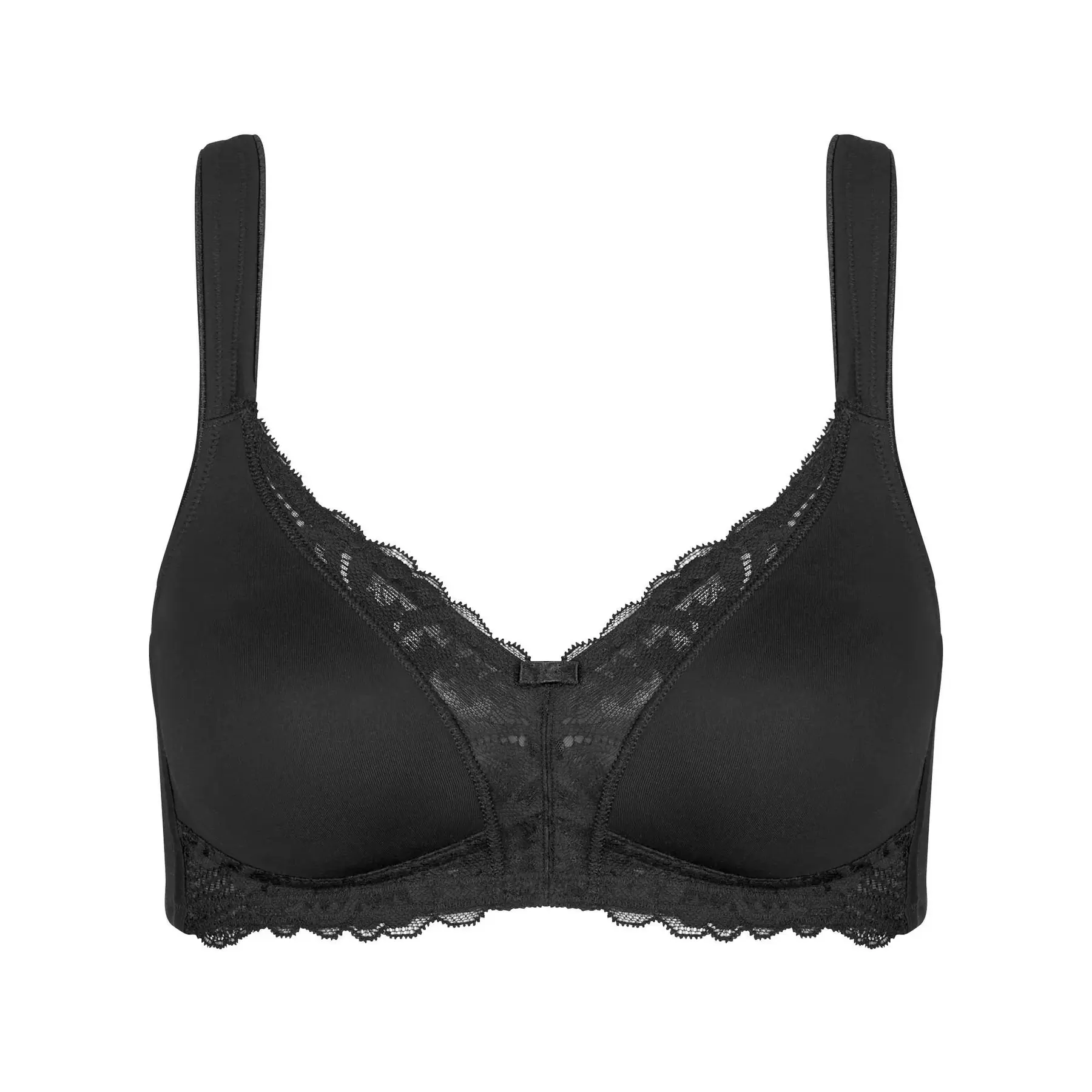 7613137651507 - - BH ohne Bügel - Black 80D - Modern Lace+cotton - Unterwäsche für Frauen