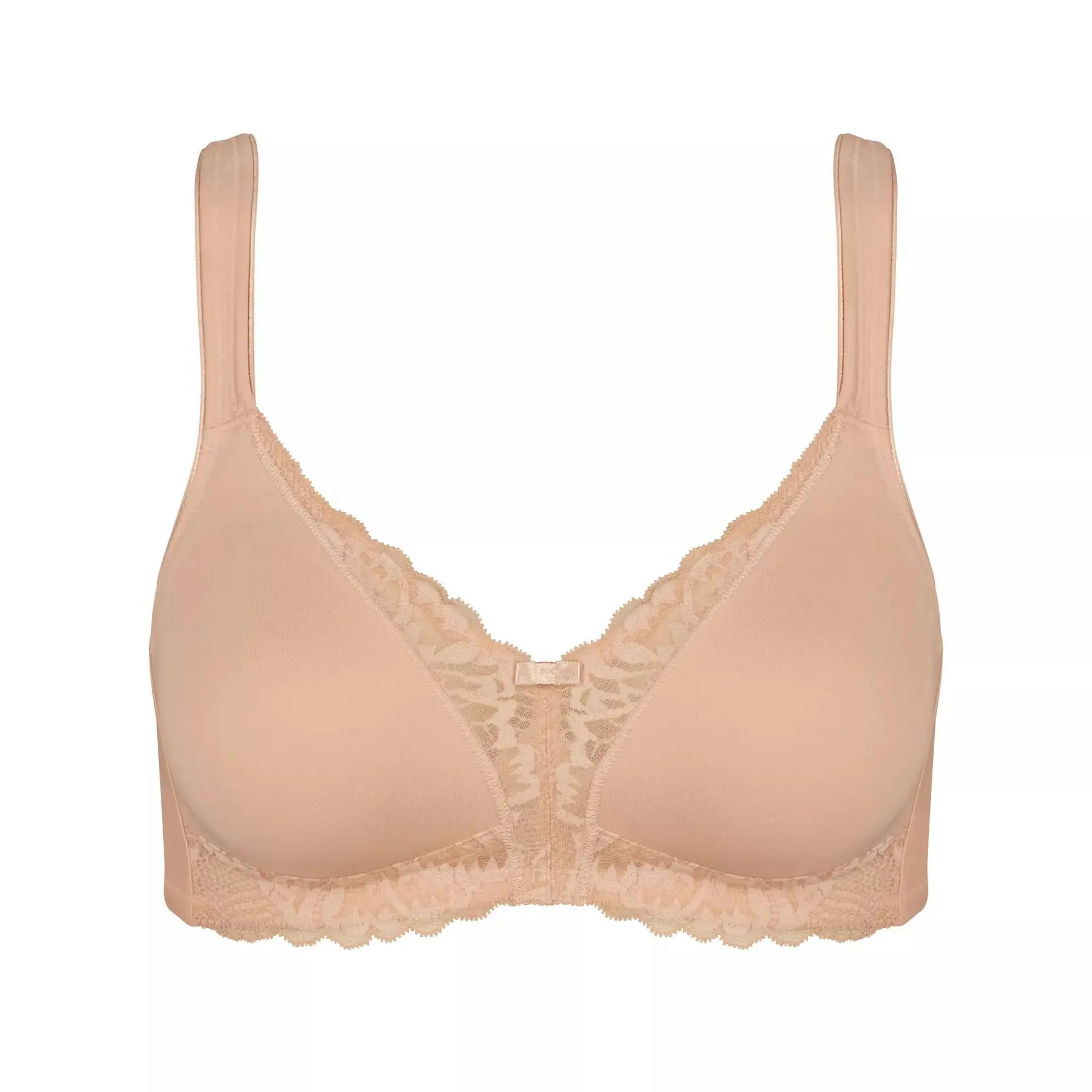 7613137197722 - - BH ohne Bügel - Beige 95C - Modern Lace+cotton - Unterwäsche für Frauen