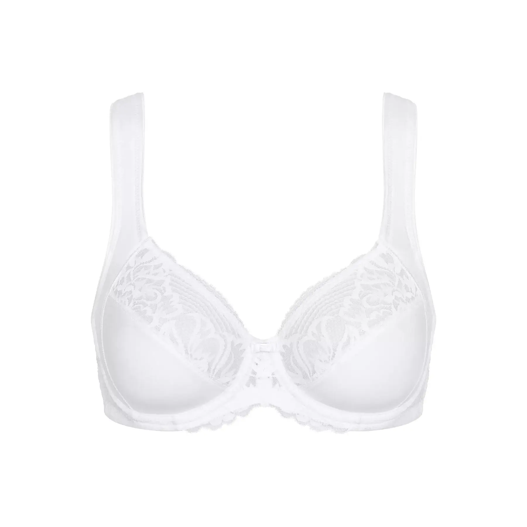 7613139508106 - - Bügel-BH - White 90C - Modern Lace+cotton - Unterwäsche für Frauen
