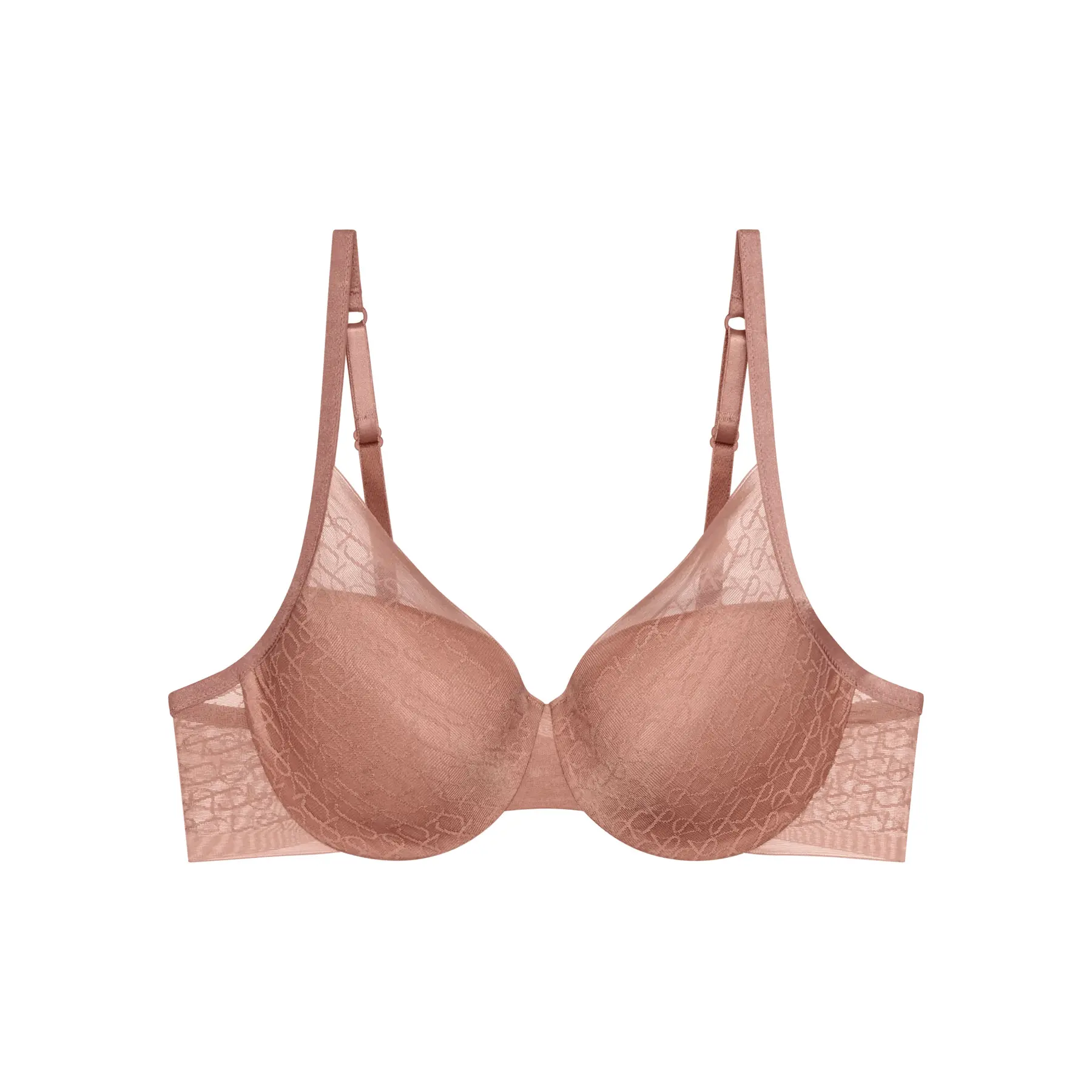 7610875866484 - - Gefütterter bügel-BH - Brown 80C - Signature Sheer - Unterwäsche für Frauen