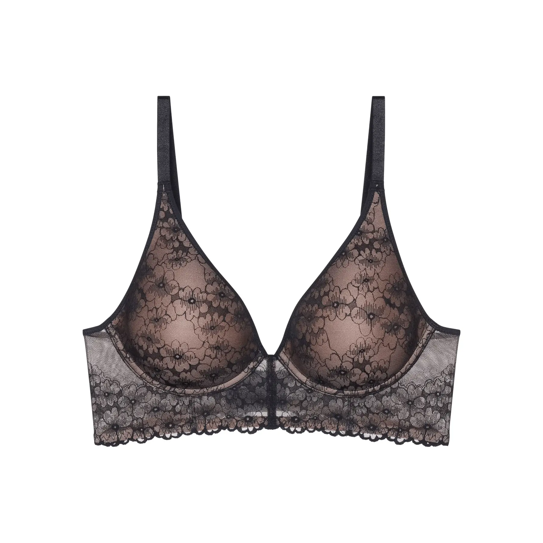 7610875978255 - - BH ohne Bügel - Black 70C - Bright Spotlight - Unterwäsche für Frauen