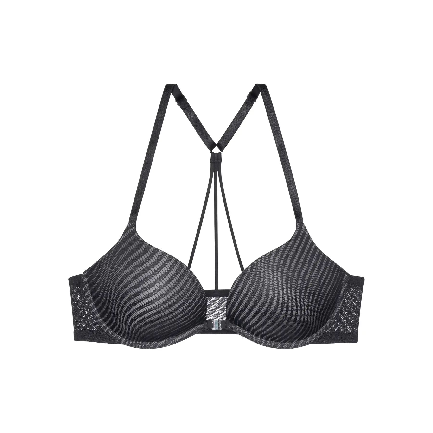 7611358633326 - - Push-up BH mit Frontverschluss - Black 75E - Harmony Spotlight - Unterwäsche für Frauen