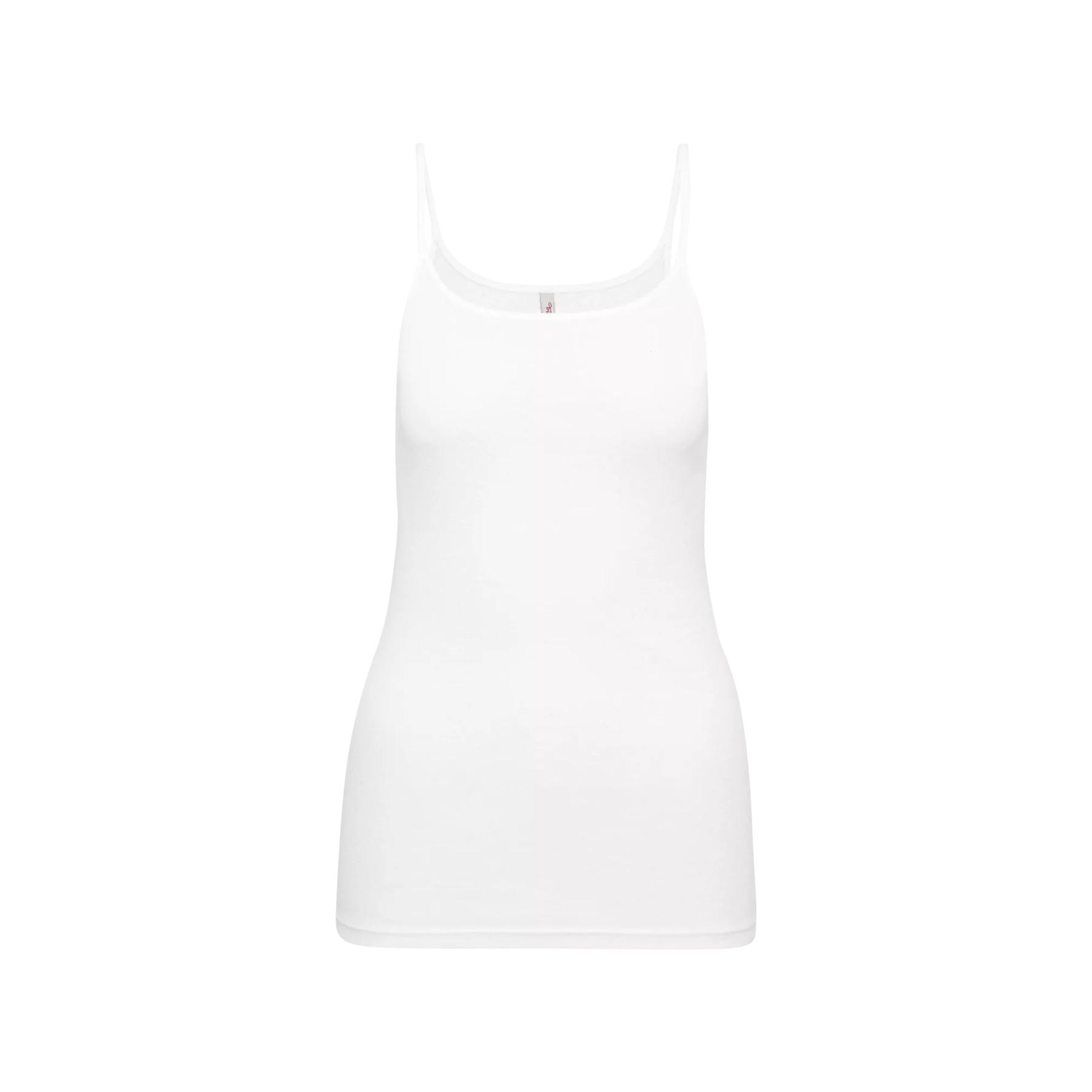 7611358826629 - - Unterhemd mit Spaghettiträgern - White 042 - Katia Basics_ - Unterwäsche für Frauen