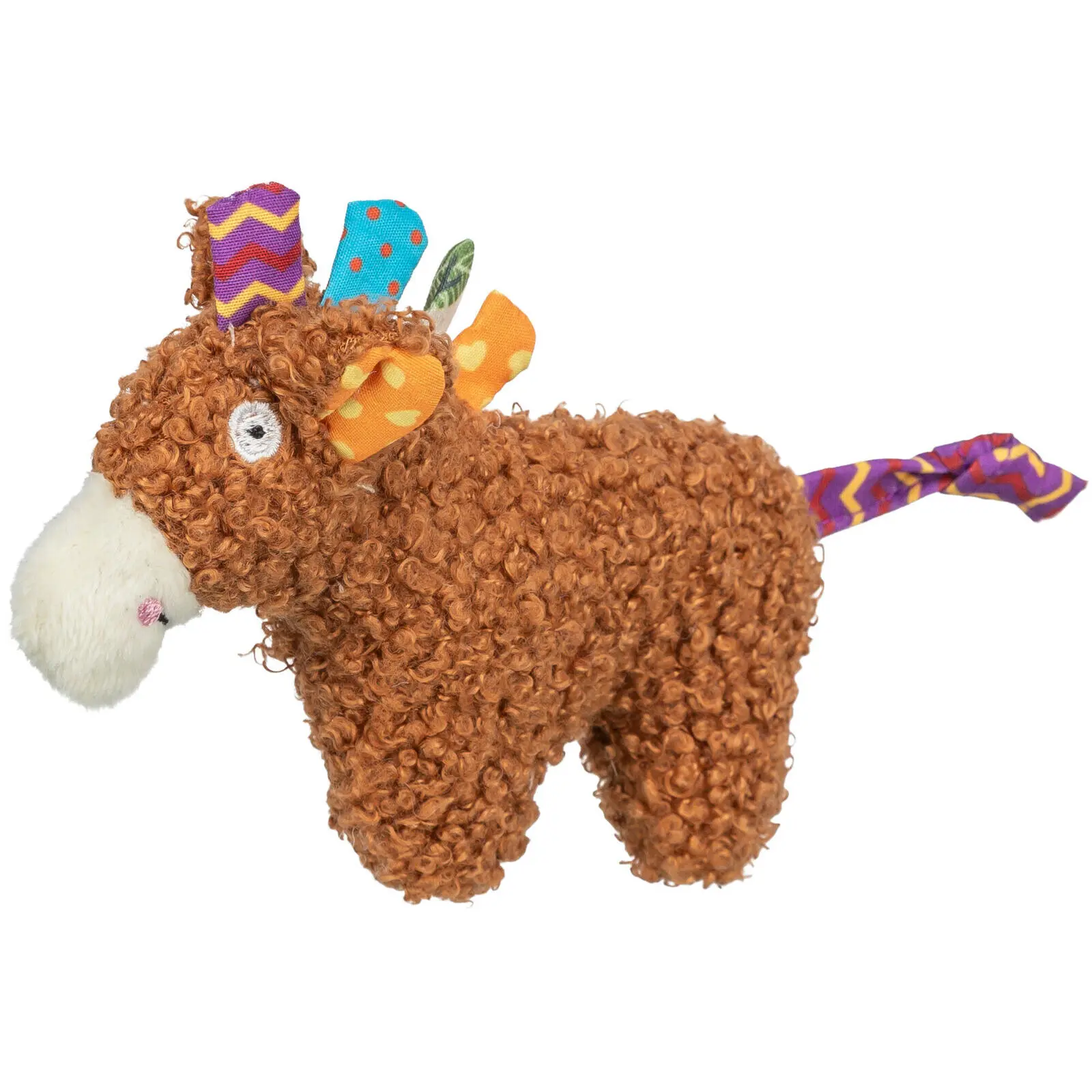 Trixie Marron Stuffed Toy Horse For Cats