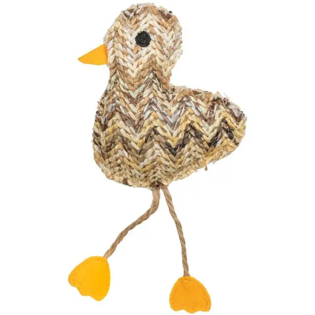 Meilleurs prix pour Jouet pour chats Trixie Canard Jaune Marron