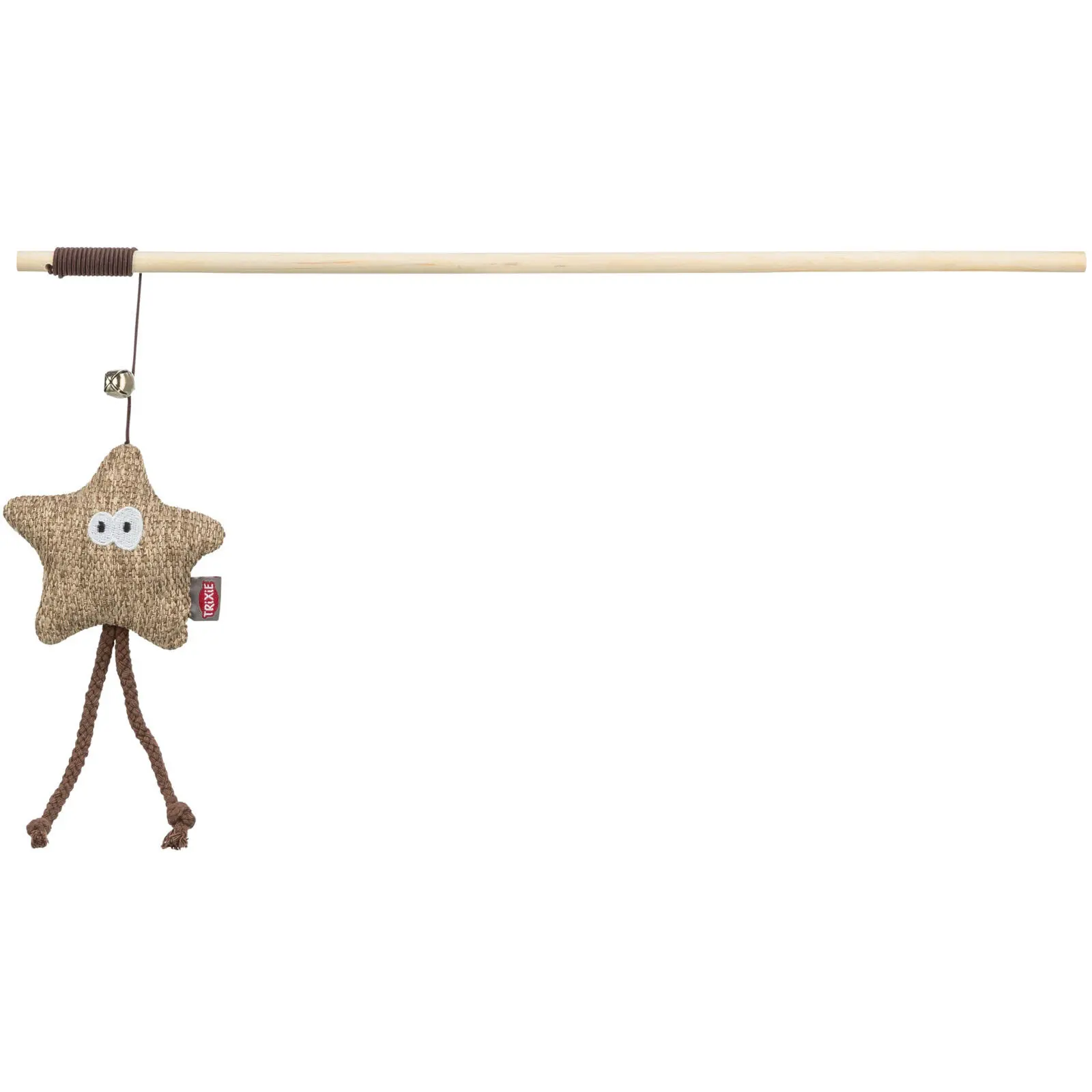 Jouet pour chats Trixie Beige Polyester Bois Étoile
