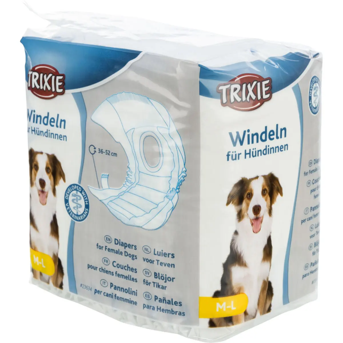 Trixie Women's Blanc Dog Diaper