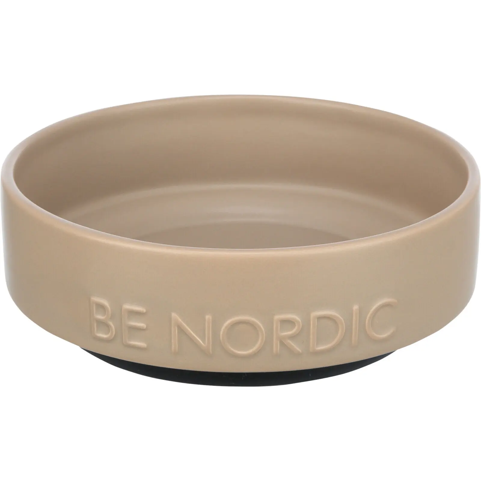 Trixie Beige Ceramic/Rubber Cat Bowl Be Nordic