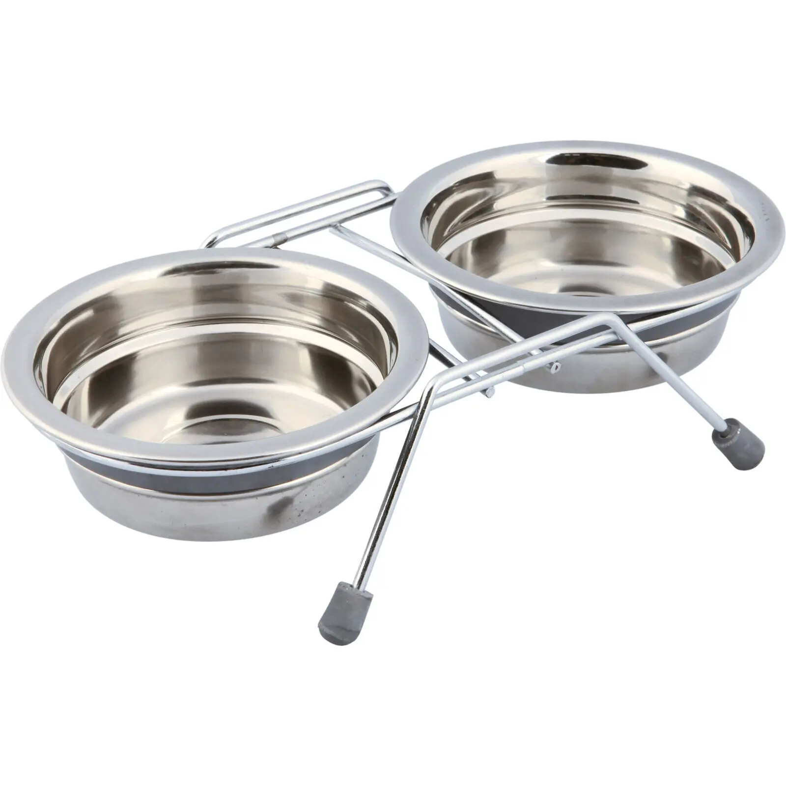 Trixie Argenté Anti-Noise Dog Bowl, Stainless Steel/Metal