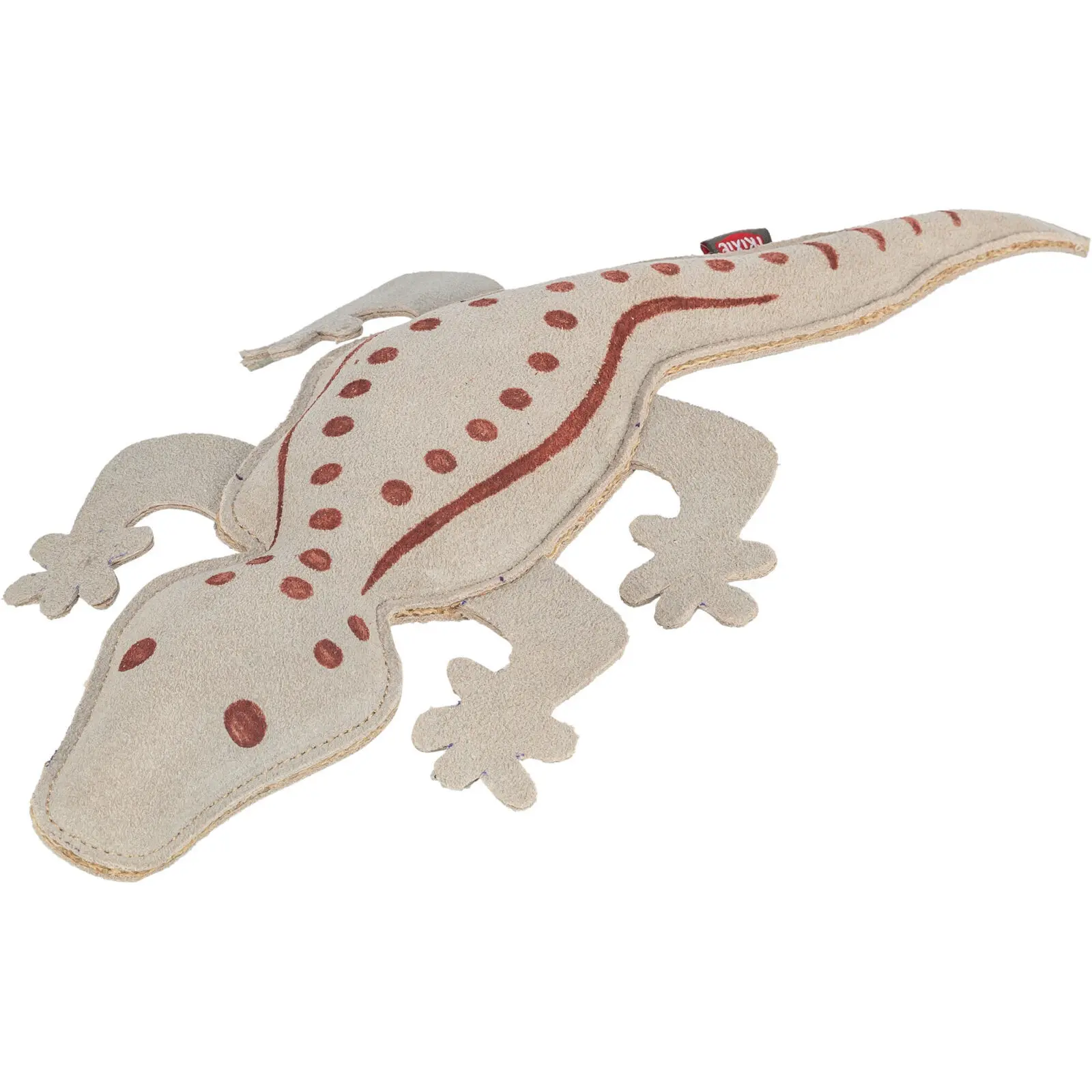 Trixie Gris Leather Salamander Plush Toy For Dogs