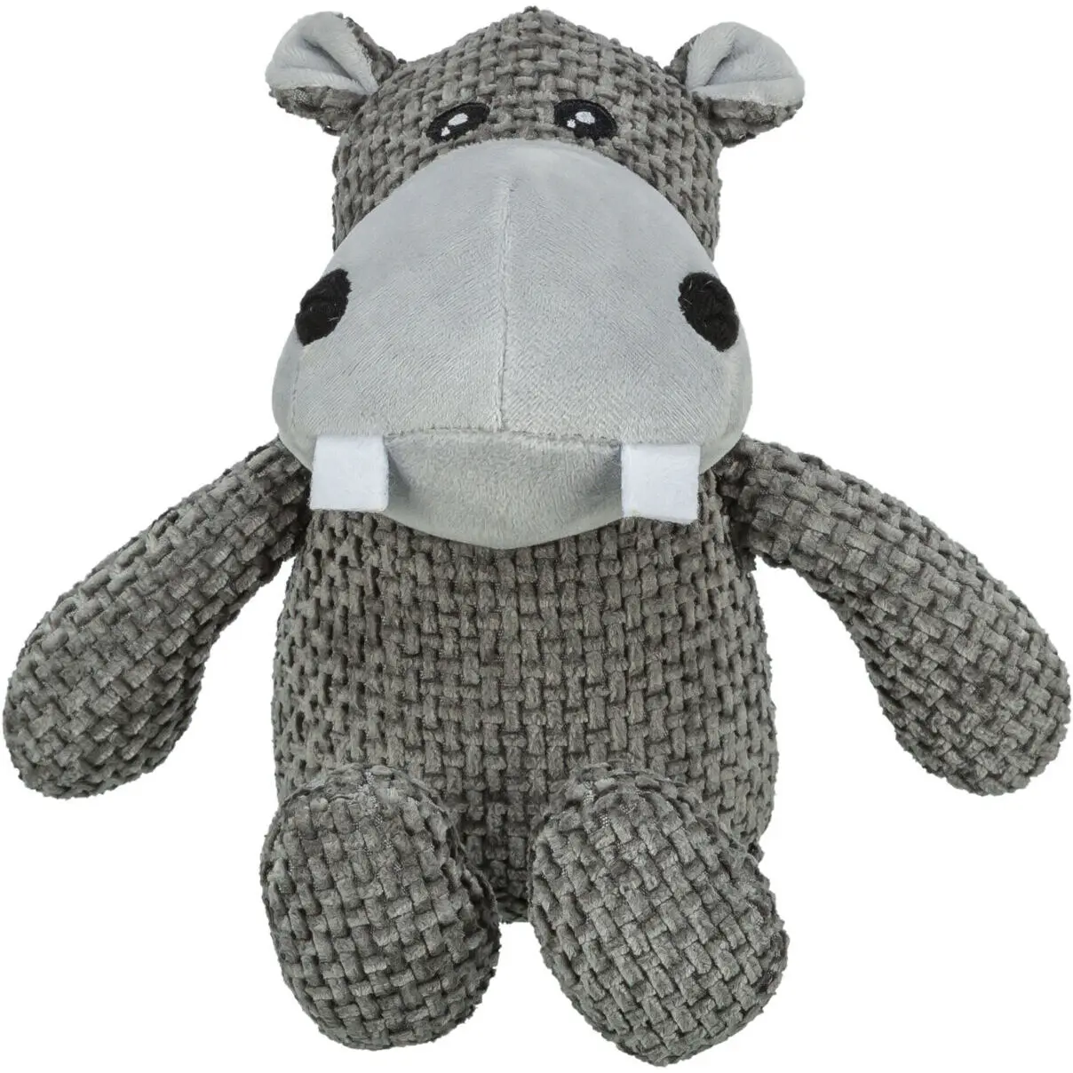 Trixie Gris Plush Toy For Dog Hippopotame