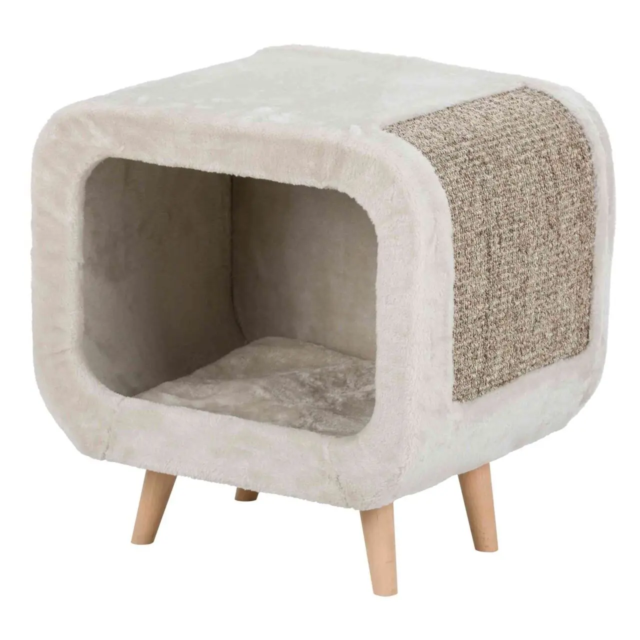 Trixie Gris Cozy Cat Shelter With Wooden Legs Alicia