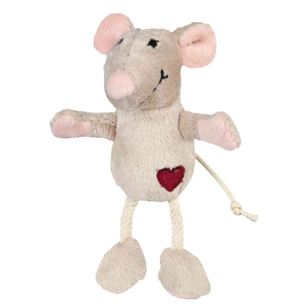 Trixie Beige Plush Toy For Cats And Mice