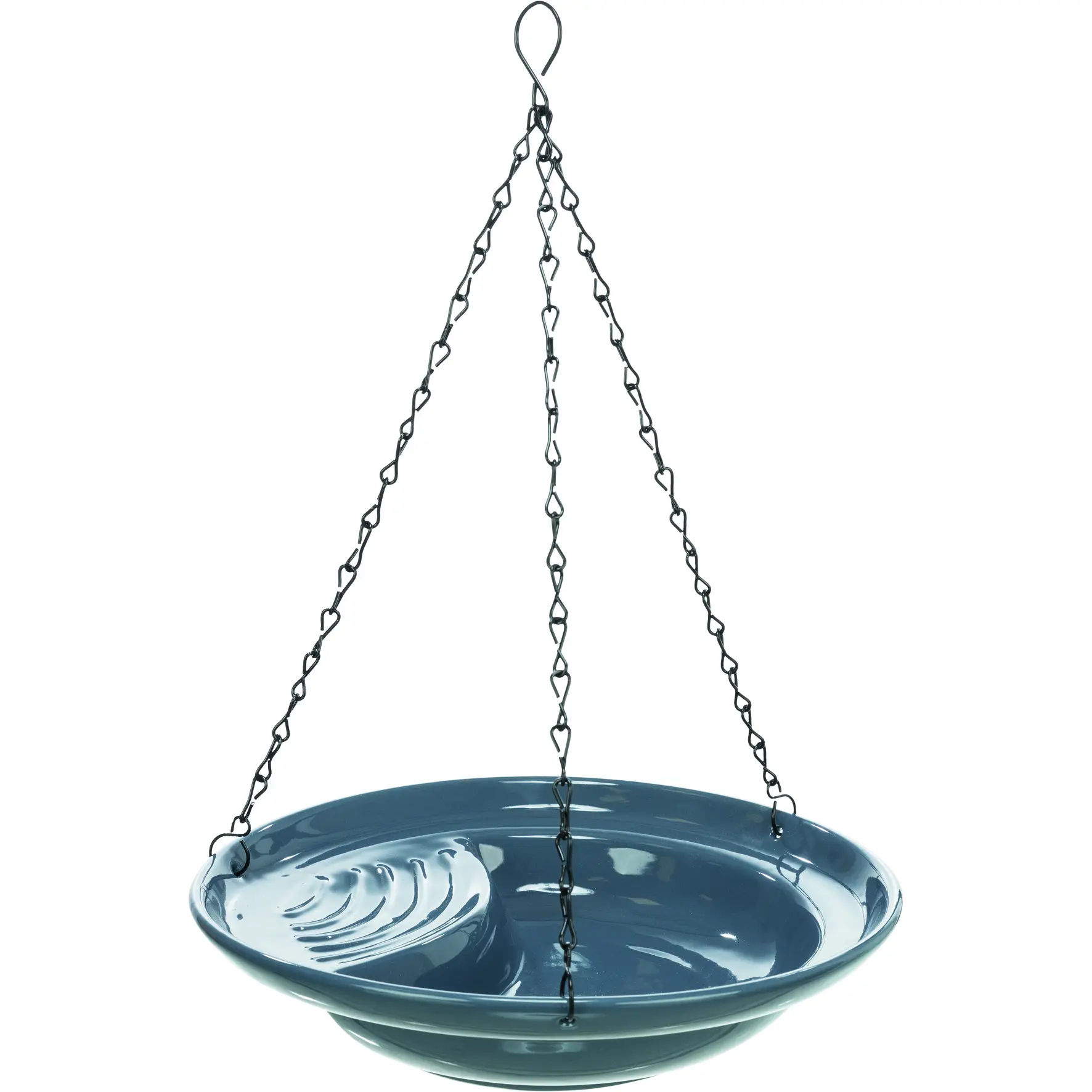 Trixie Bleu Ceramic Hanging Bird Feeder