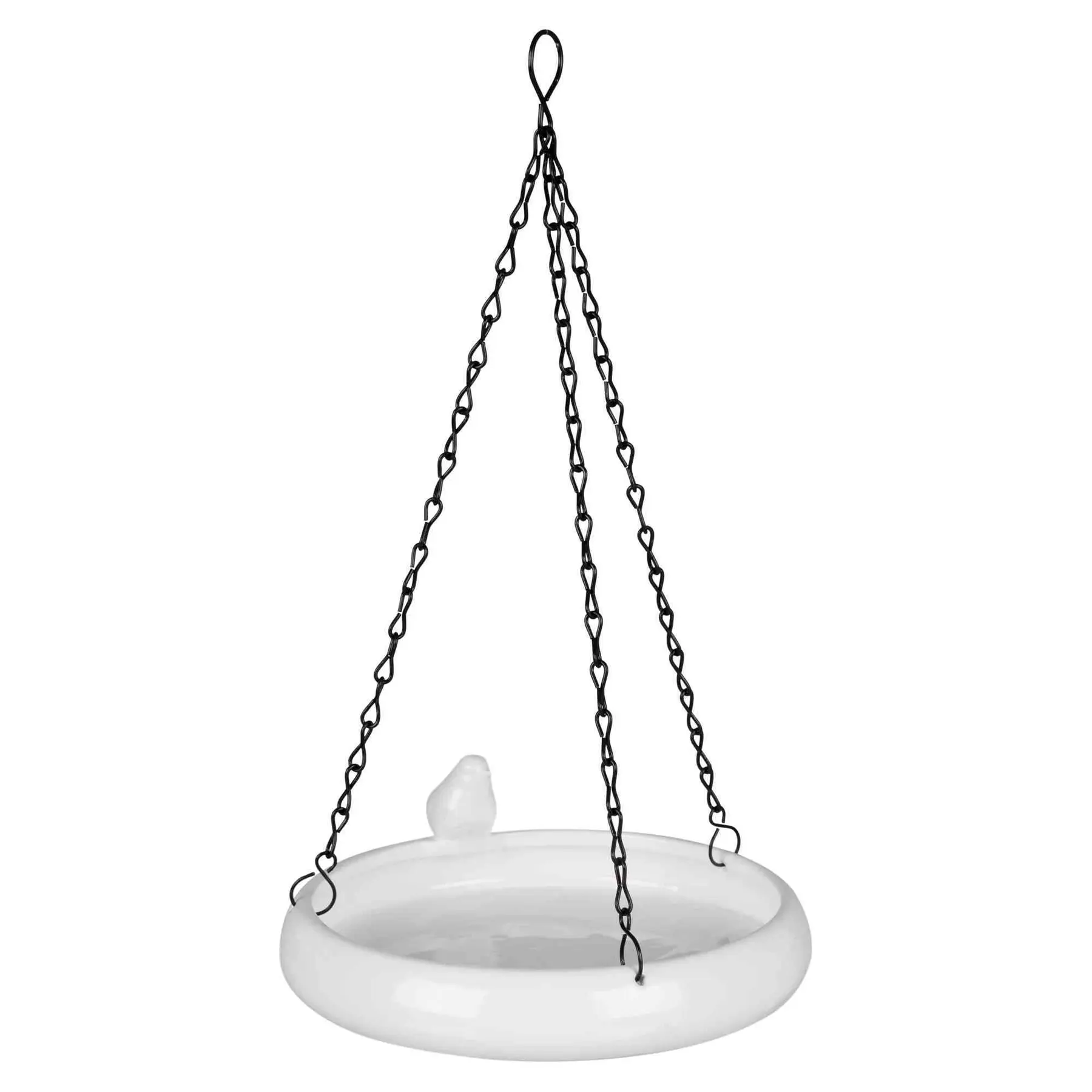 Trixie Blanc Ceramic Hanging Bird Feeder
