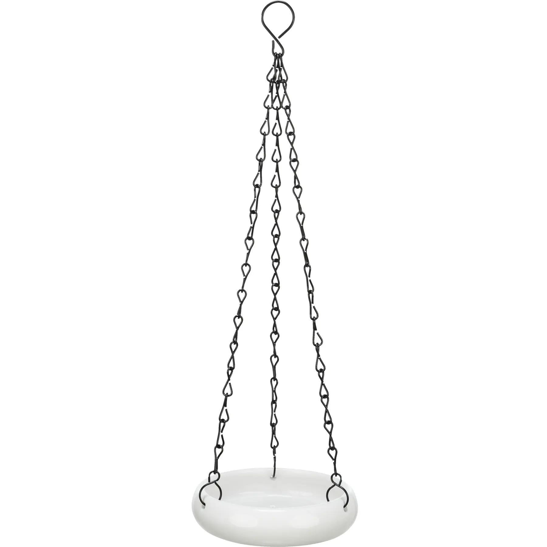Trixie Blanc Ceramic Hanging Bird Feeder