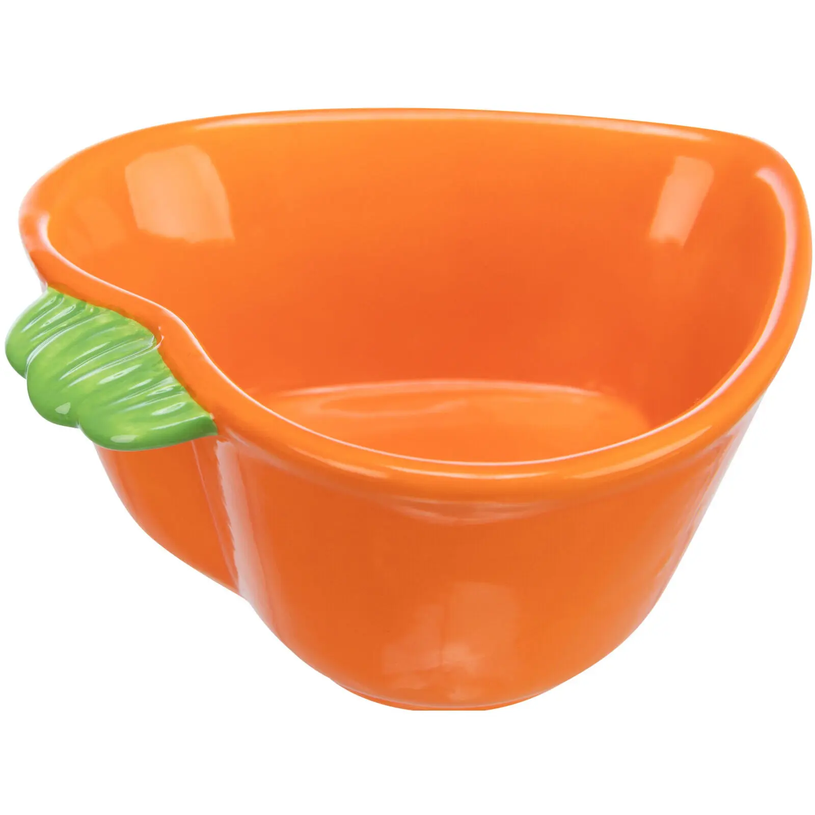 Trixie Orange Carrot Ceramic Bowl For Rodents
