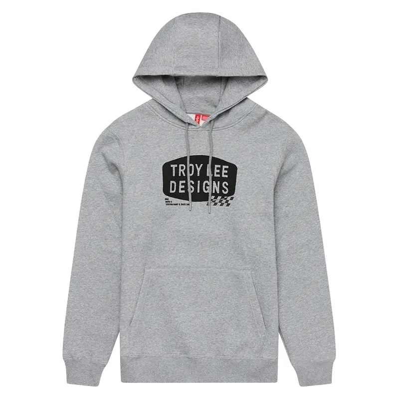 Troy Lee Designs Men's Gris Hooded Sweatshirt Stamp