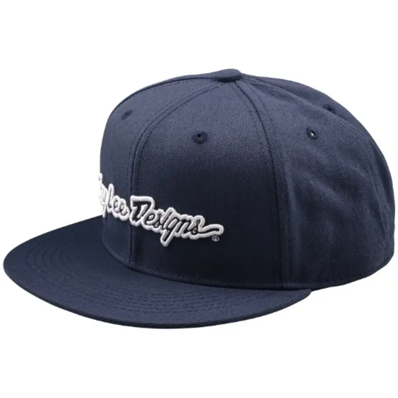 Snapback Cap Troy Lee Designs Flat Bill Signature