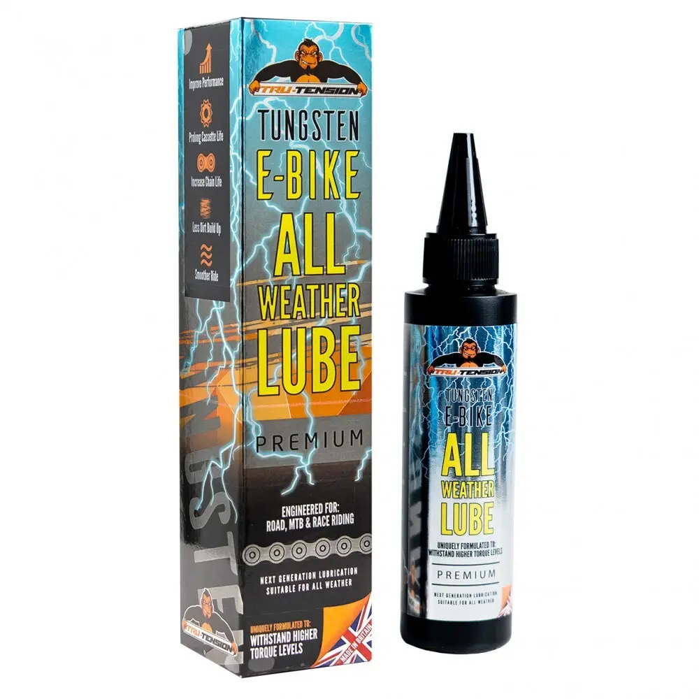 Velo Store - UK Lubricant Tru-Tension Tungsten E-Bike All Weather Lube 500 ml | Extra 10% off with Subscription, Postage £16.79 to UK Fedex.