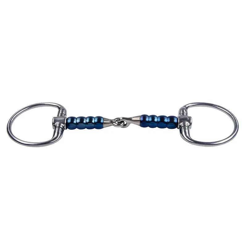 Mors olive pour cheval Trust Sweet Iron Eggbutt Cherry Roller