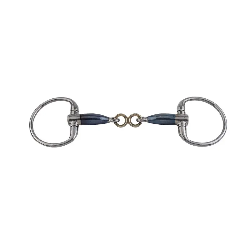 Mors olive pour cheval Trust Sweet Iron Eggbutt French Link