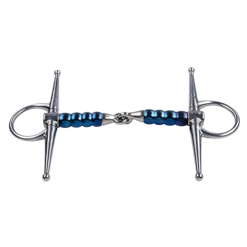Mors à aiguille pour cheval Trust Sweet Iron Full Cheek Cherry Roller 16