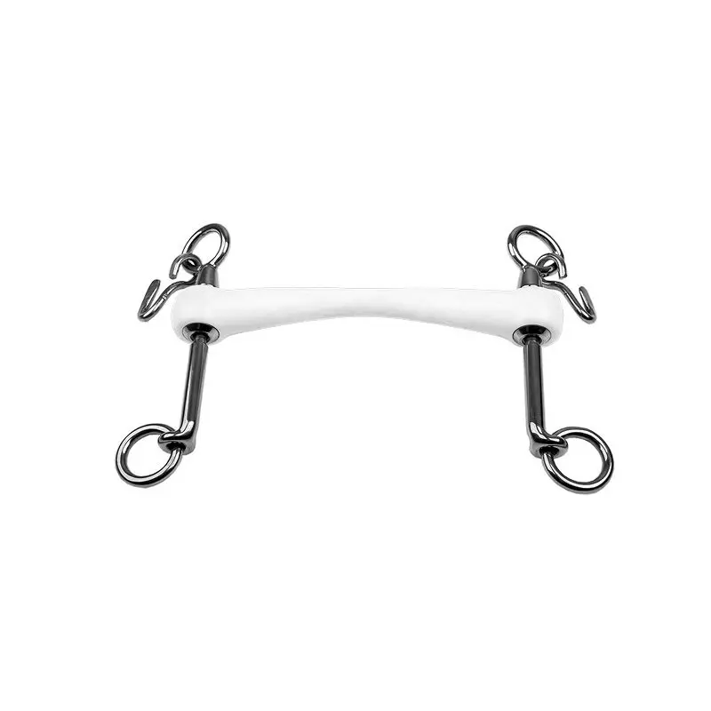 Mors de bride pour cheval non fixé Trust Inno Sense Weymouth Flexi Soft-20