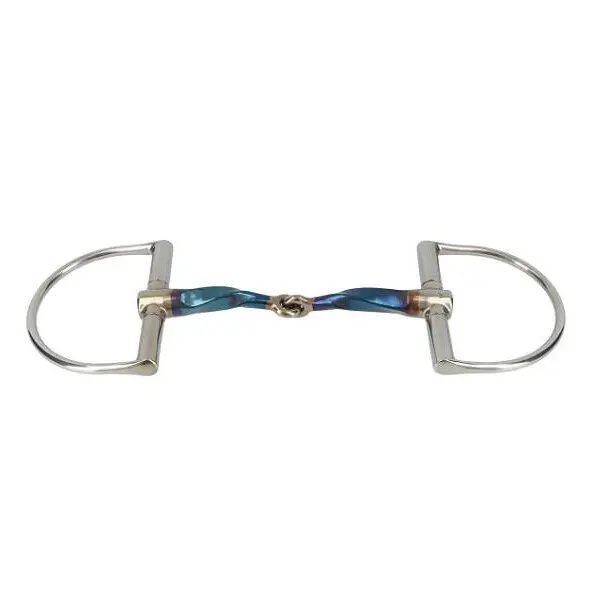Mors verdun pour cheval Trust Sweet Iron Dee Slow Twist Jointed 16