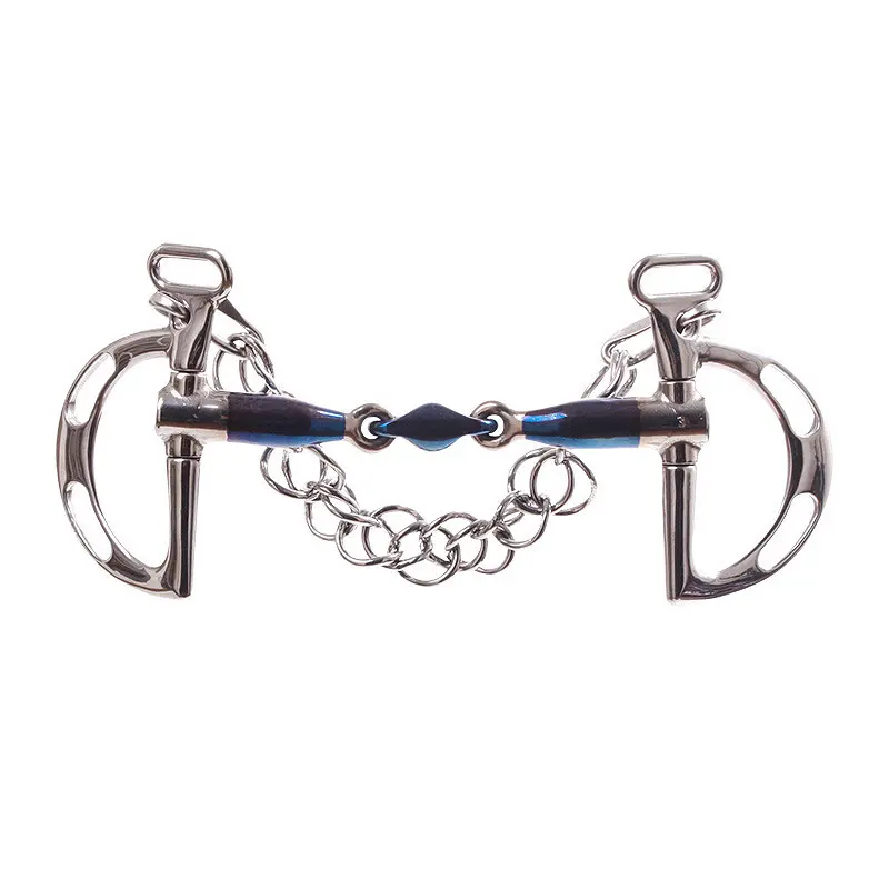 Mors 2 anneaux pour cheval Trust Sweet Iron Kimblewick Eliptical