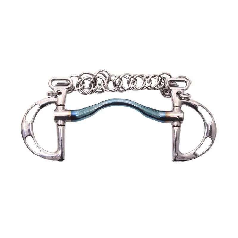 Mors 2 anneaux pour cheval Trust Sweet Iron Kimblewick Medium