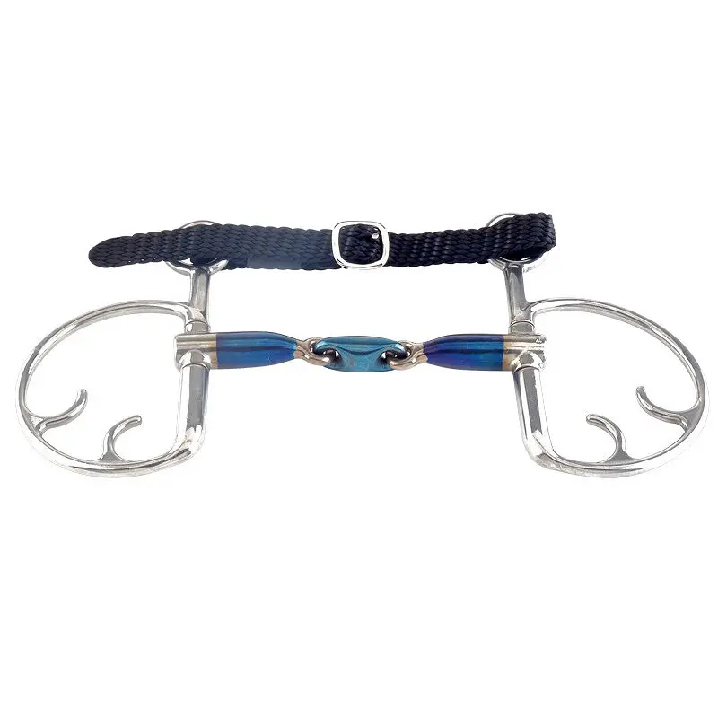 Mors 2 anneaux pour cheval Trust Sweet Iron Kimblehook Eliptical