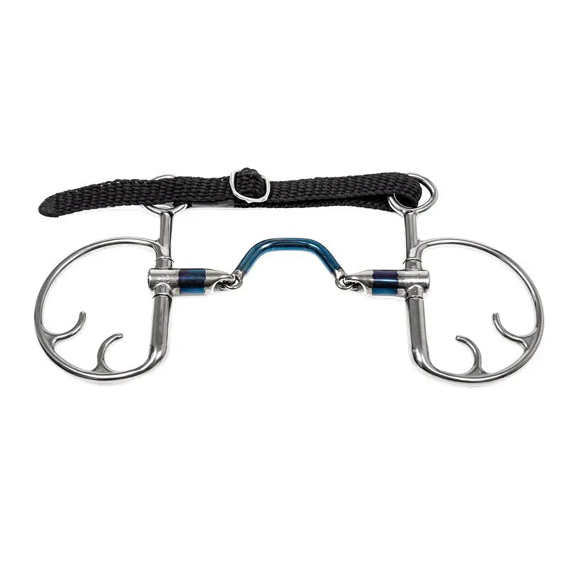 Mors 2 anneaux pour cheval Trust Sweet Iron Kimblehook