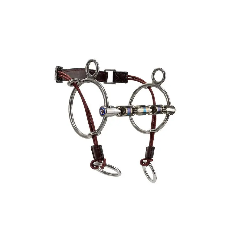 Mors combiné pour cheval Trust Sweet Iron Curbgag Waterford 16