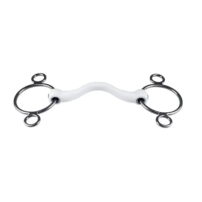 Mors 3 of 4 ringen voor paard met kanon Trust Inno Sense Port Hard 20