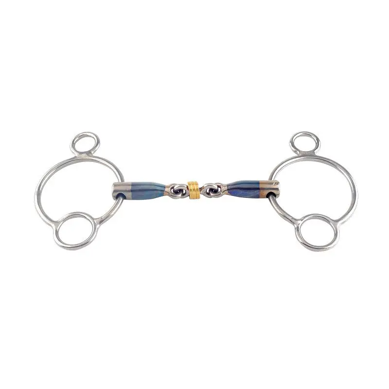 Mors pessoa pour cheval Trust Sweet Iron 2,5 Ring Brass Ring 16