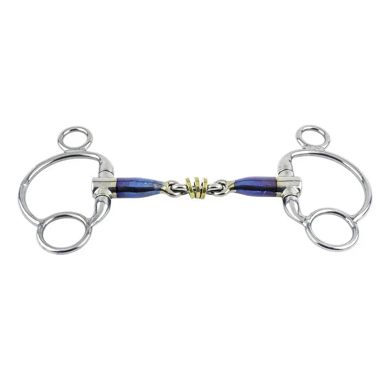 Mors pessoa pour cheval Trust Sweet Iron 2,5 Eggbutt Brass Ring 16