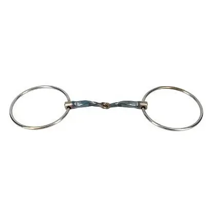 Mors simple pour cheval Trust Sweet Iron Large slow twist jointed