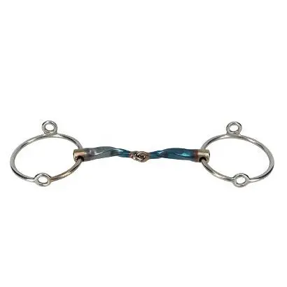 Mors simple pour cheval Trust Sweet Iron Slow twist jointed
