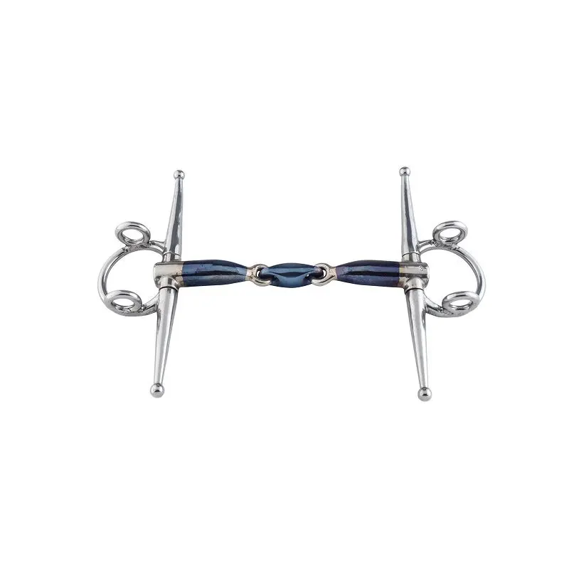 Mors à aiguille pour cheval Trust Sweet Iron Full Cheek Gag Eliptical 16
