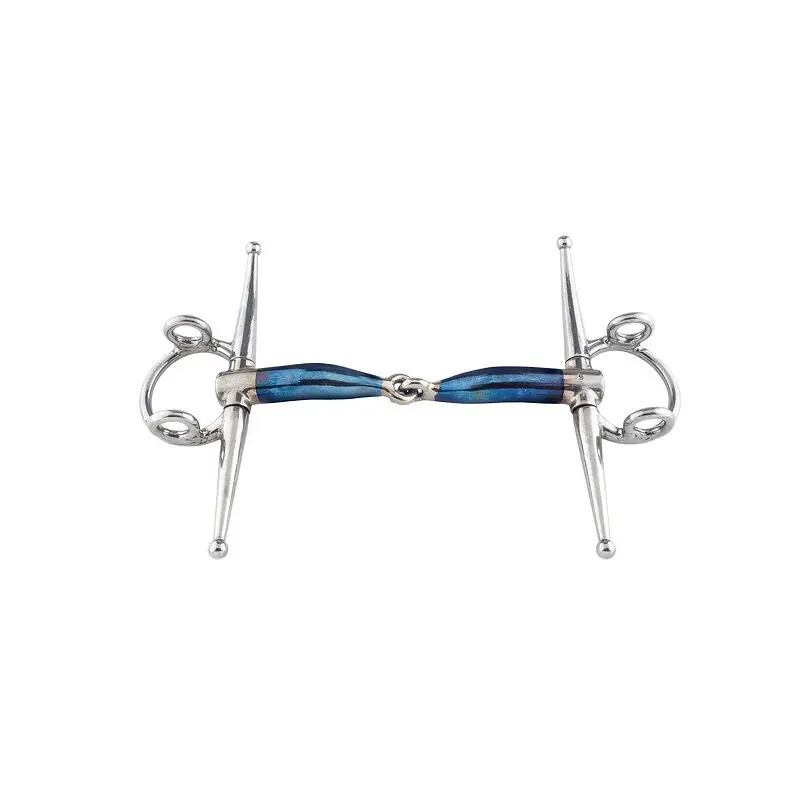 Mors à aiguille pour cheval Trust Sweet Iron Full Cheek Gag Jointed 16