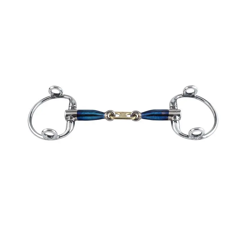 Mors olive pour cheval Trust Sweet Iron Eggbutt Gag Dr Bristol
