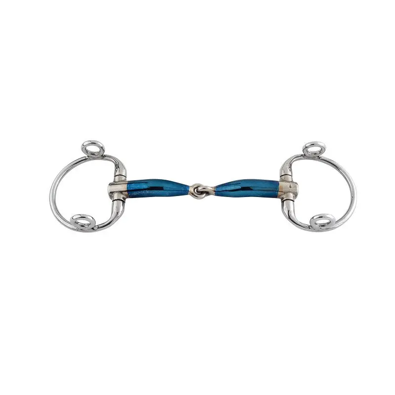 Mors olive pour cheval Trust Sweet Iron Eggbutt Jointed