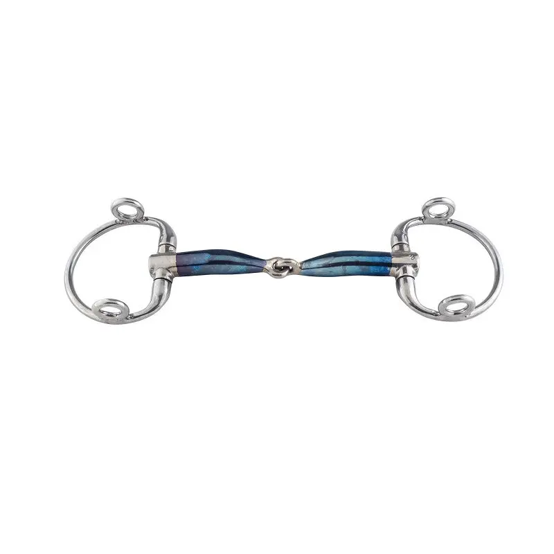 Mors olive pour cheval Trust Sweet Iron Eggbutt Locked